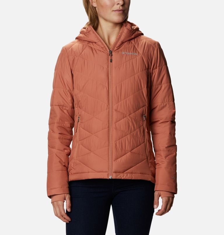 Black Women's Columbia Heavenly Hooded Jacket | RAIUWH-341 - Columbia Outlet Online