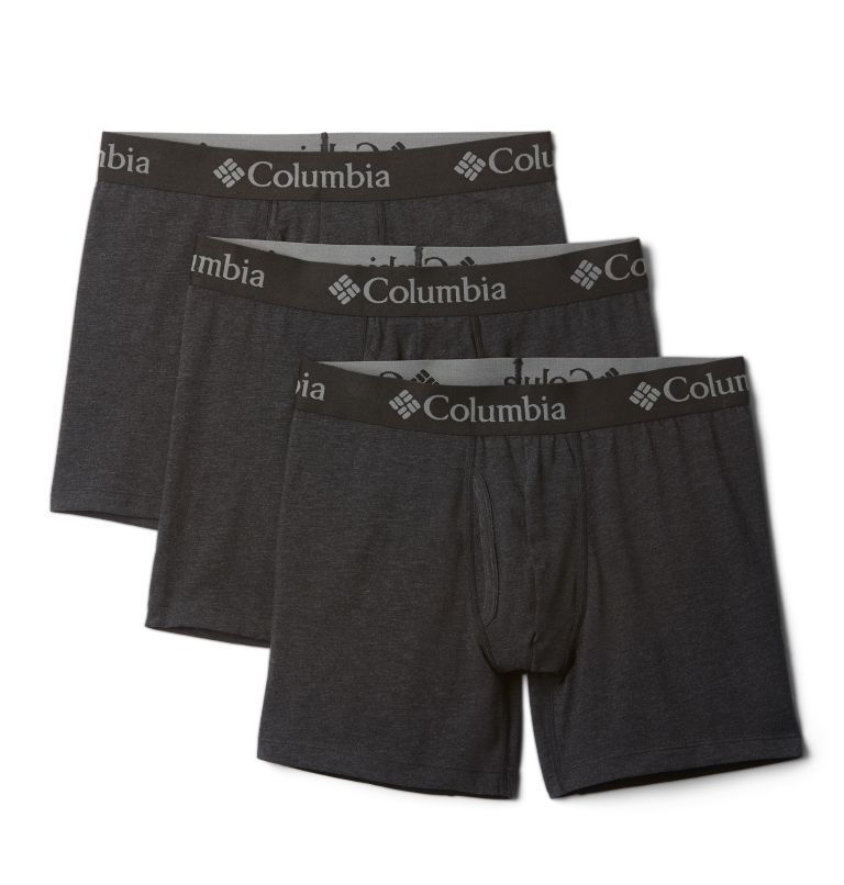 Black Men's Columbia Performance Cotton Stretch Underwear | LSRZAE-903 - Columbia Outlet Online
