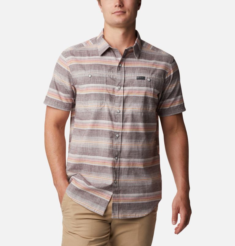 Blue Men's Columbia Leadville Ridge Shirts | QDHTVA-395 - Columbia Outlet Online