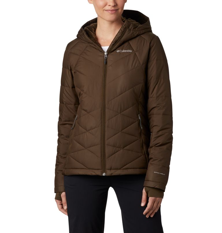 Black Women's Columbia Heavenly Hooded Jacket | RAIUWH-341 - Columbia Outlet Online