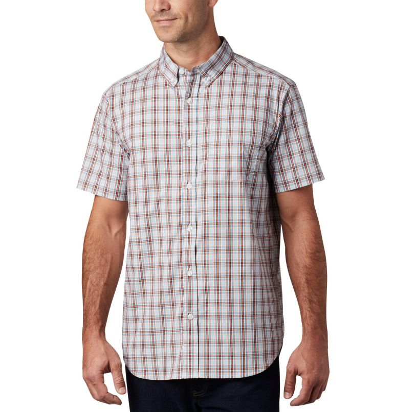 Green Men's Columbia Rapid Rivers II Shirts | HFNCMV-269 - Columbia Outlet Online