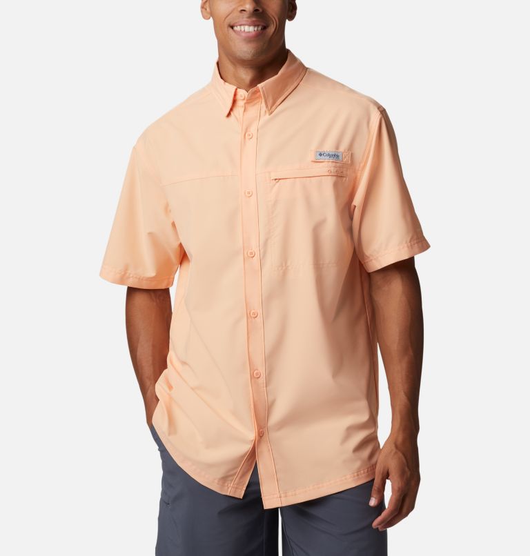 Green Men's Columbia PFG Grander Marlin Shirts | RJSUPX-940 - Columbia Outlet Online