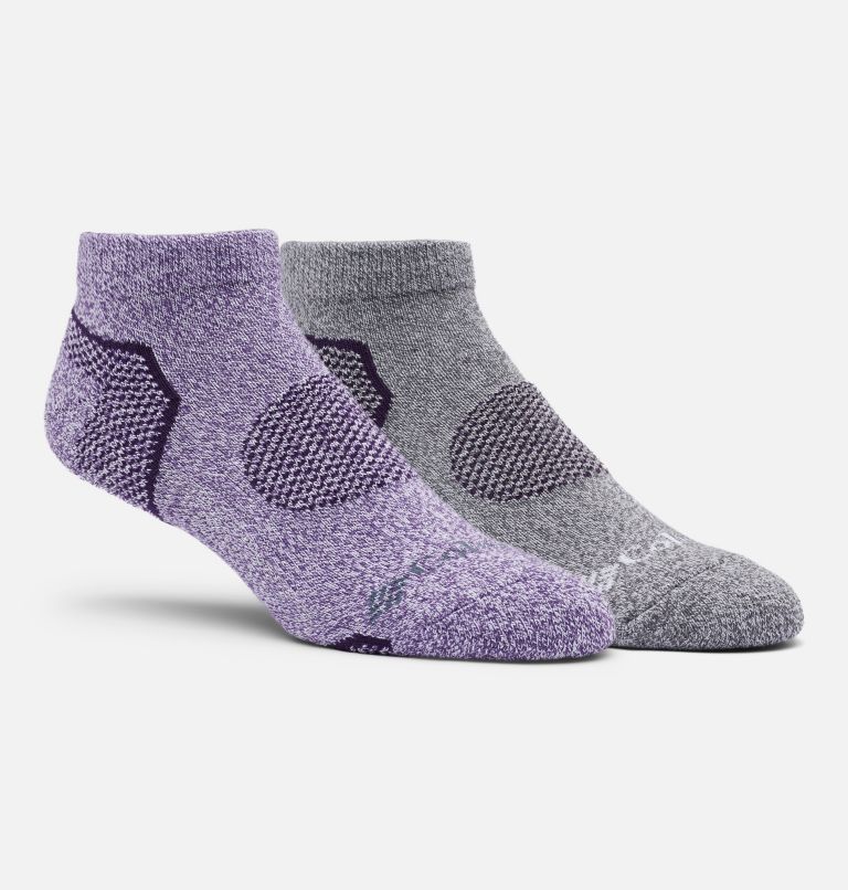 Purple Grey Women's Columbia Balance Point Socks | PRKJEC-905 - Columbia Outlet Online