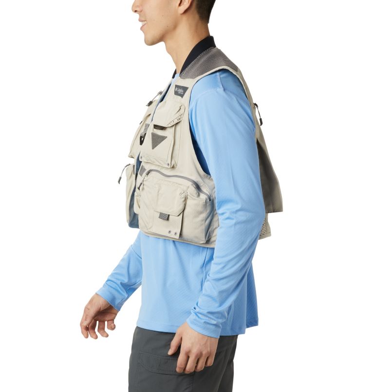 Blue Men's Columbia PFG Vest | HFQVNU-421 - Columbia Outlet Online