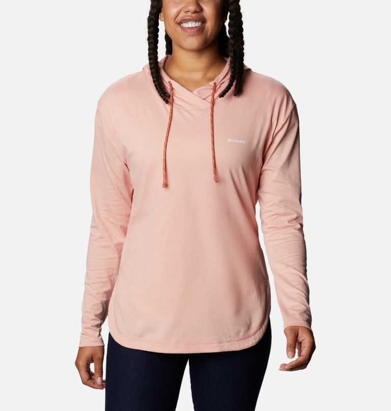 Green Women's Columbia Sun Trek Hoodies | TLNBYD-312 - Columbia Outlet Online