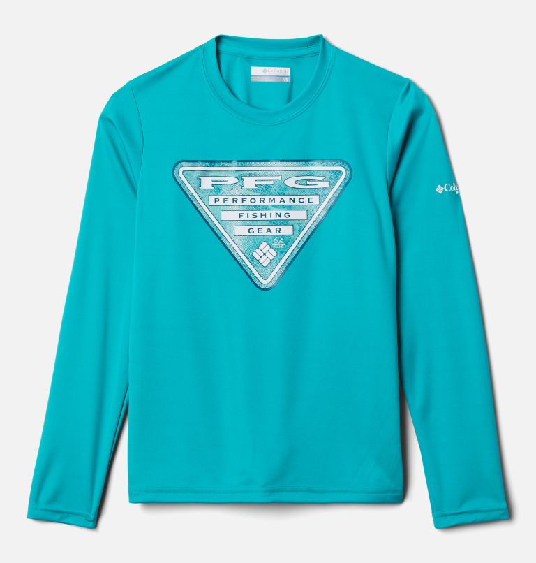 Navy Kids' Columbia PFG Terminal Tackle Shirts | GBPMFV-689 - Columbia Outlet Online