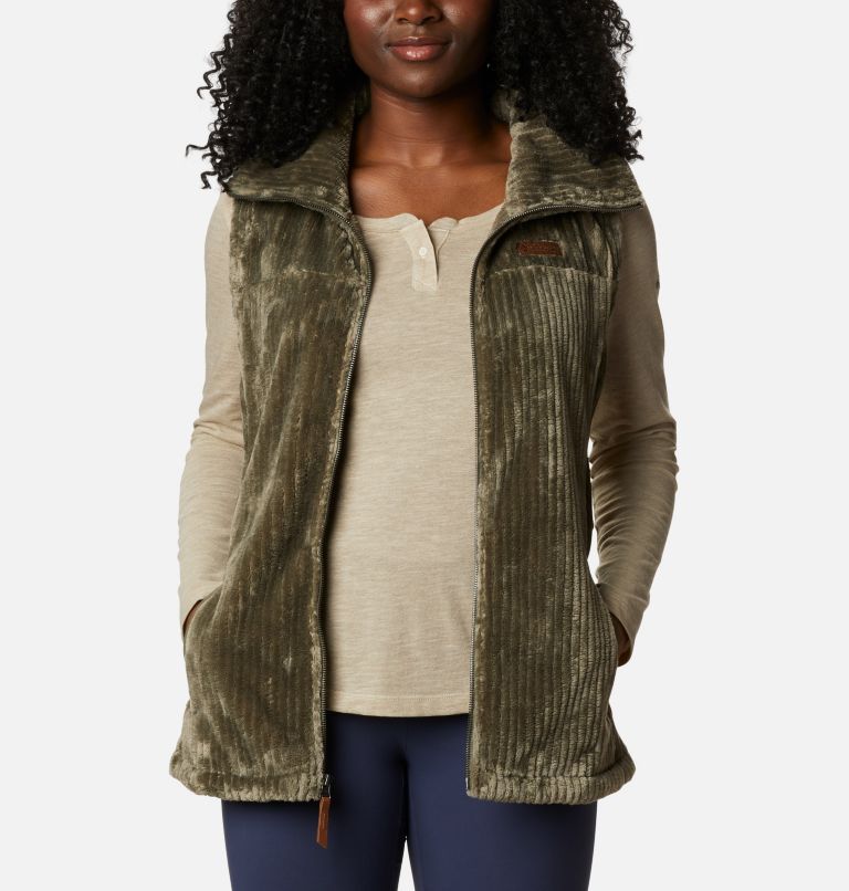 Black Women's Columbia Fireside Sherpa Vest | ASEJXB-052 - Columbia Outlet Online