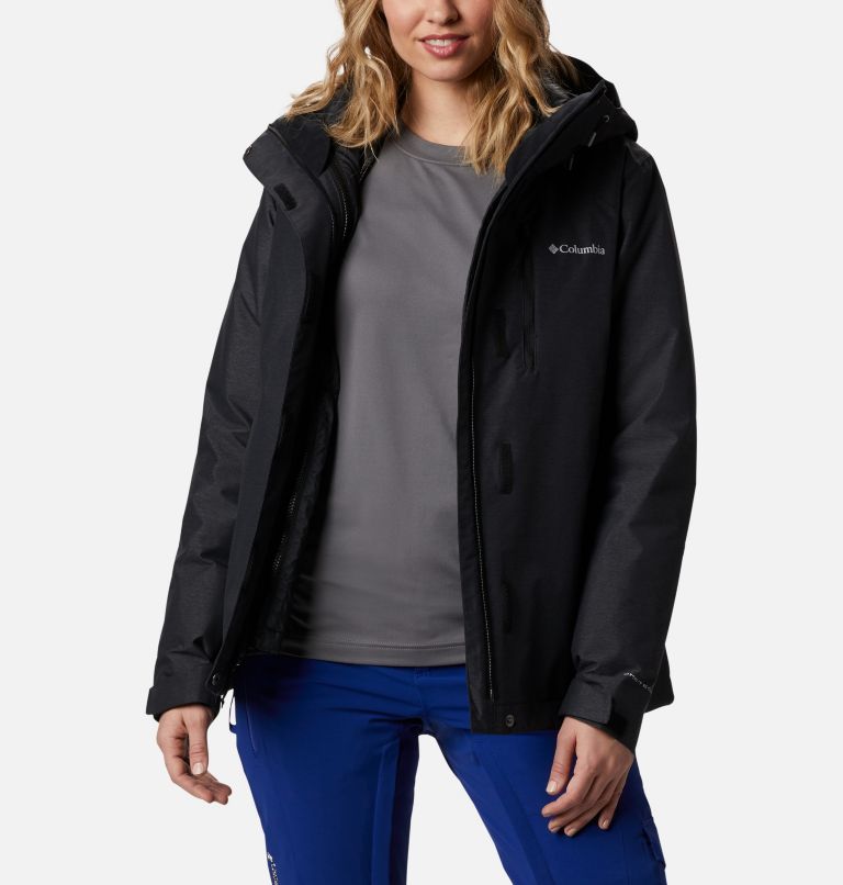 Black Women's Columbia Whirlibird IV Interchange 3 In 1 Jacket | DHZAYQ-504 - Columbia Outlet Online