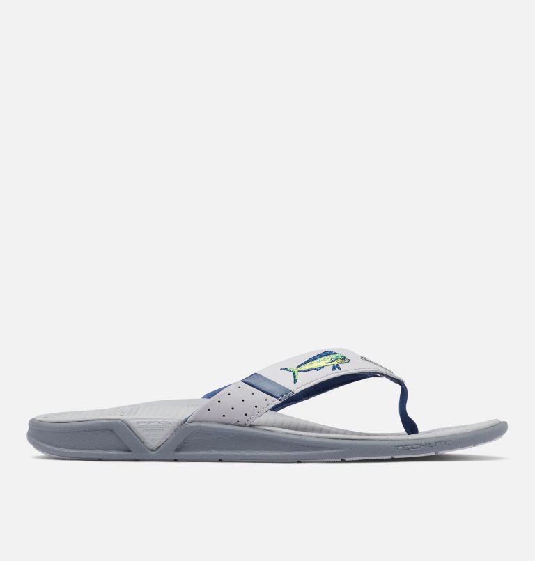 Khaki Men's Columbia Fish Flip PFG Sandals | JUOYLK-295 - Columbia Outlet Online