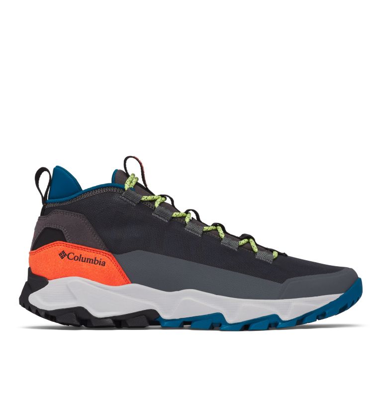 Black Orange Men's Columbia Flow Borough Sneakers | DQVASX-736 - Columbia Outlet Online