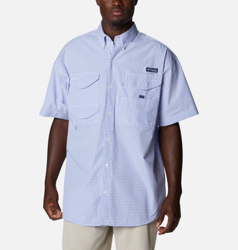 Green Men's Columbia PFG Super Bonehead Fishing Shirts | PJDIKW-853 - Columbia Outlet Online