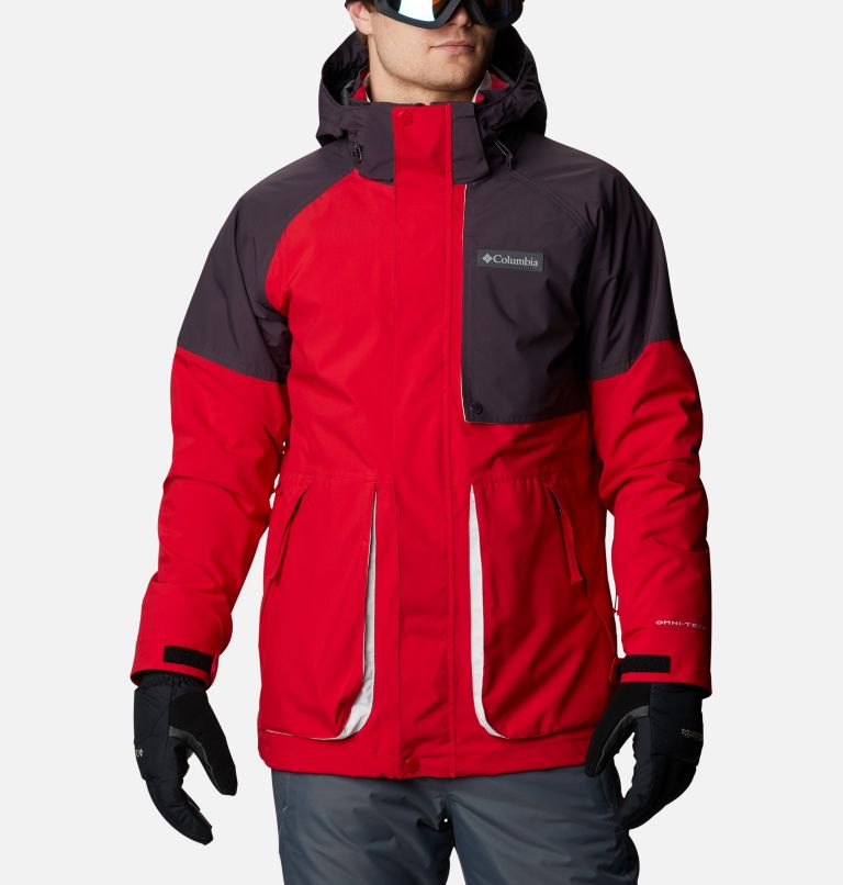 Navy Men's Columbia Post Canyon Ski Jacket | IMQLJF-218 - Columbia Outlet Online
