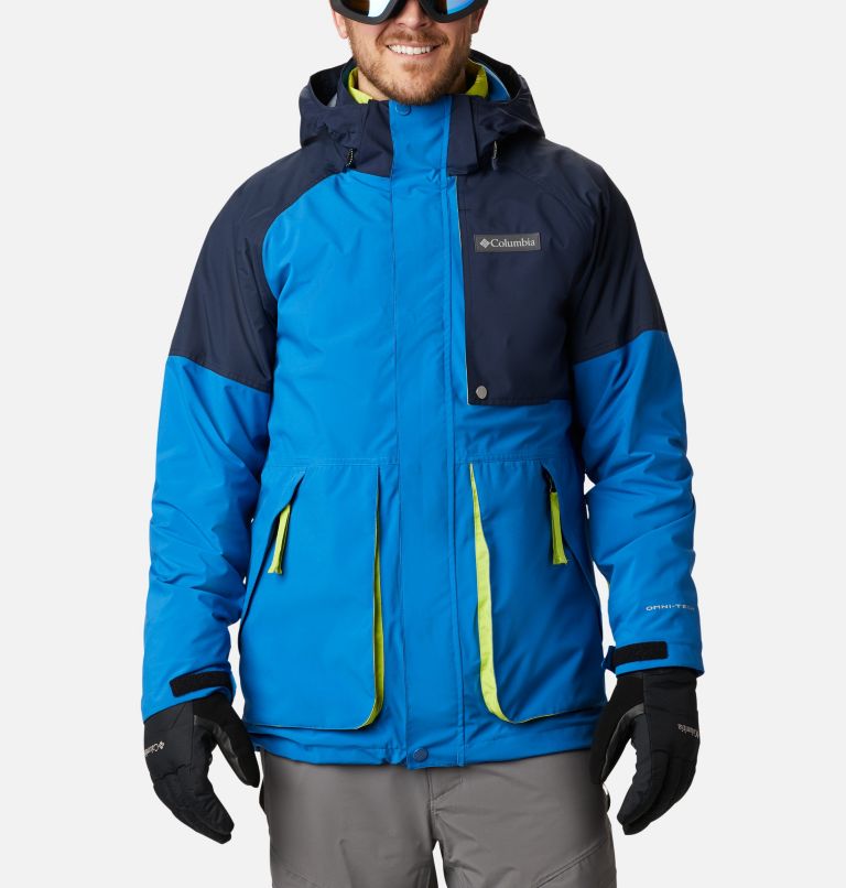 Navy Men's Columbia Post Canyon Ski Jacket | IMQLJF-218 - Columbia Outlet Online
