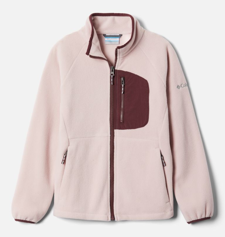 Pink Red Kids' Columbia Fast Trek III Fleece Jacket | LYNPBG-013 - Columbia Outlet Online