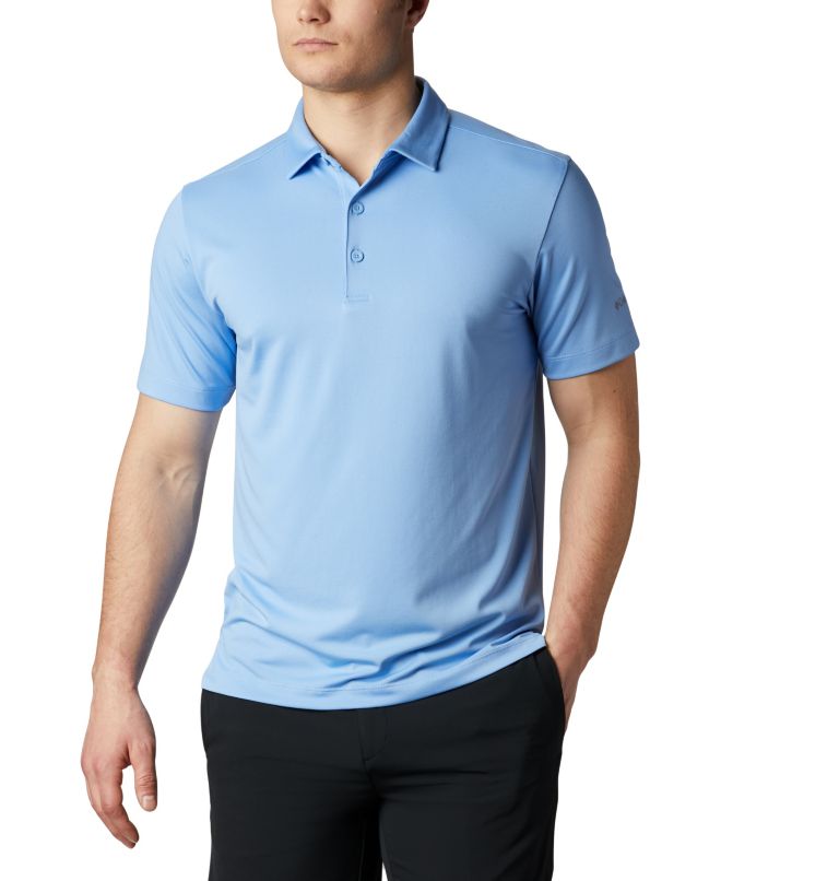 Azul Men's Columbia Omni-Wick Polo | UYHJCX-280 - Columbia Outlet Online