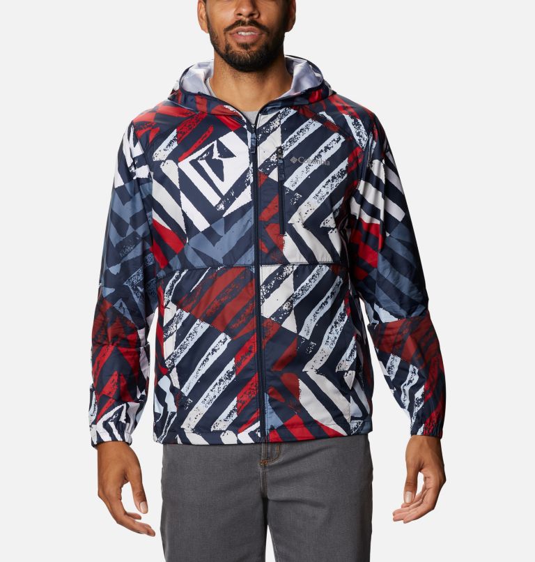 White Men's Columbia Flash Forward Windbreaker | PNZEUT-741 - Columbia Outlet Online