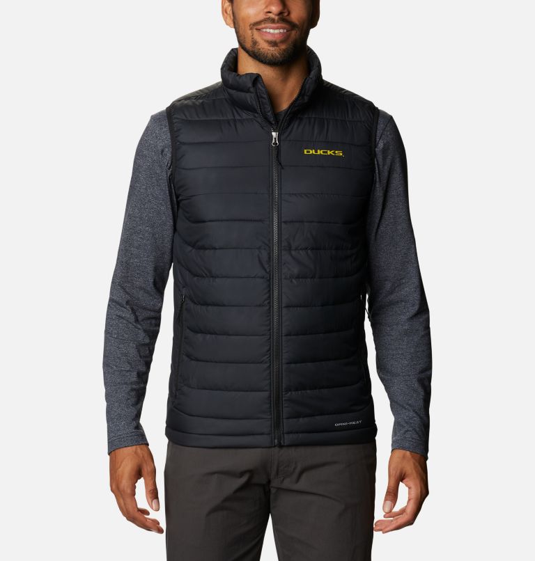 Black Orange Men's Columbia Collegiate Vest | IPOZYS-329 - Columbia Outlet Online