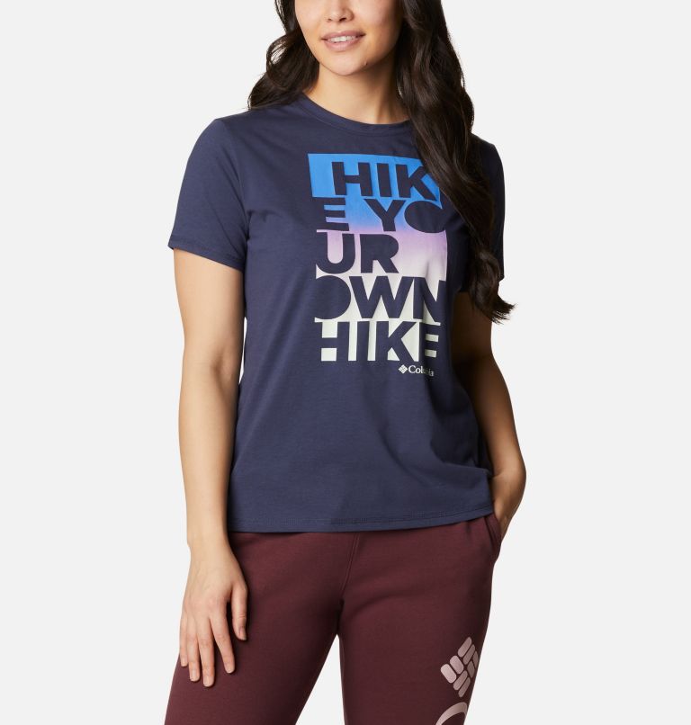 Orange Women's Columbia Sun Trek T-Shirt | EFBSNX-476 - Columbia Outlet Online