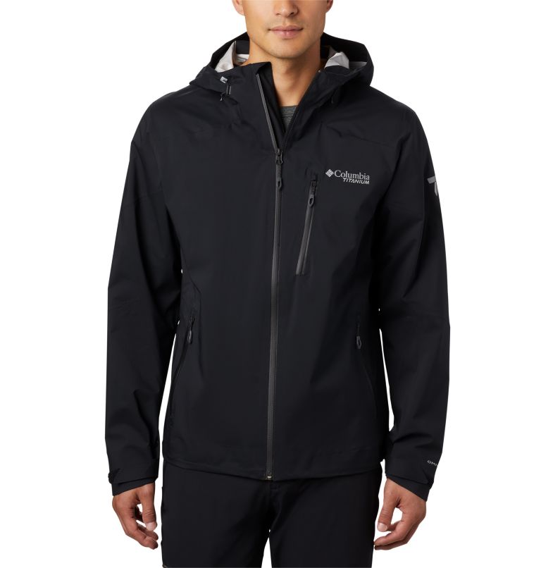Black Men's Columbia Titan Softshell Jacket | XOHEGF-920 - Columbia Outlet Online