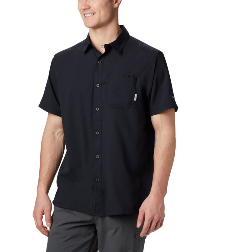 Red Men's Columbia PFG Slack Tide Shirts | UJELBR-345 - Columbia Outlet Online