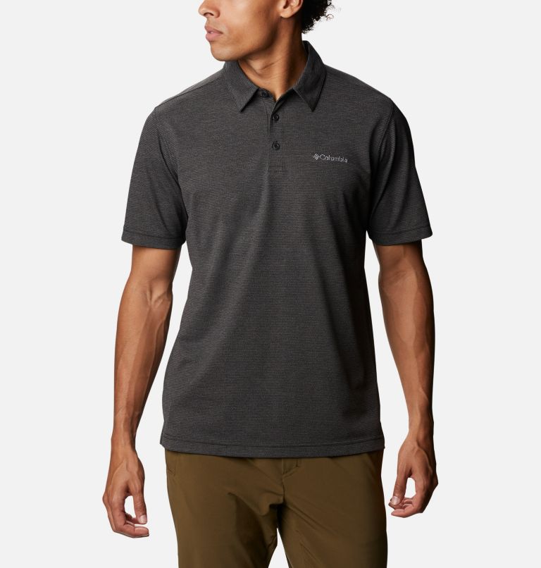 Grey Men's Columbia Pique Polo | JRWGZV-730 - Columbia Outlet Online