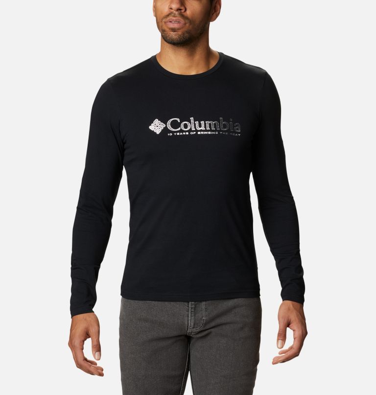 Black Men's Columbia Lookout Point T-Shirt | HZGRPN-689 - Columbia Outlet Online