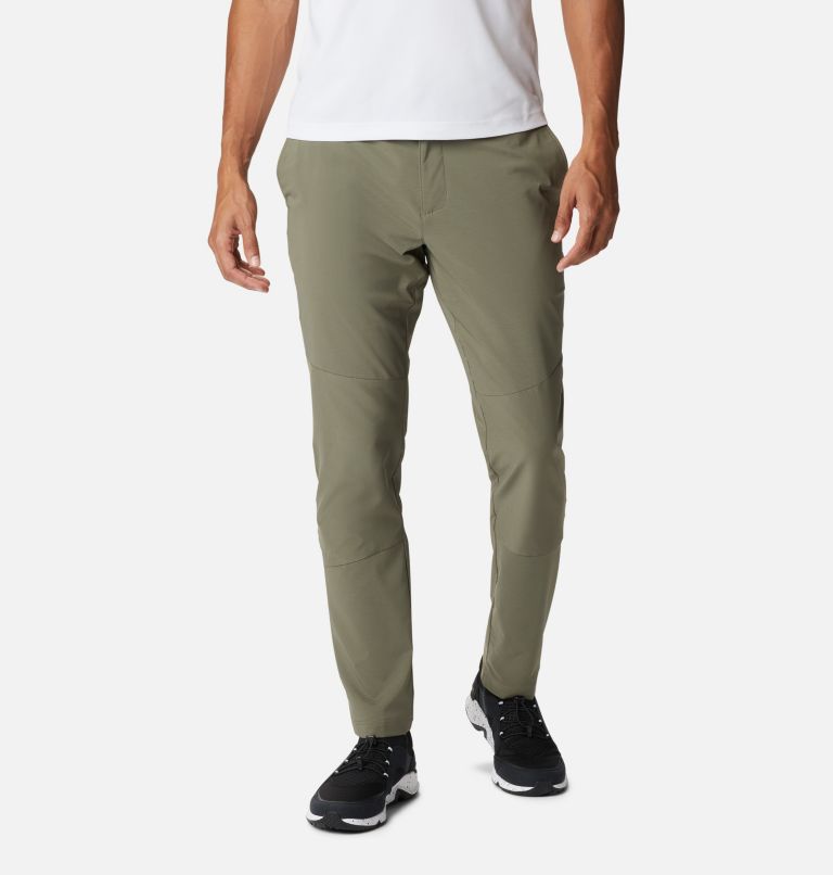 Beige Men's Columbia Tech Trail Hiking Pants | NJYFXS-896 - Columbia Outlet Online