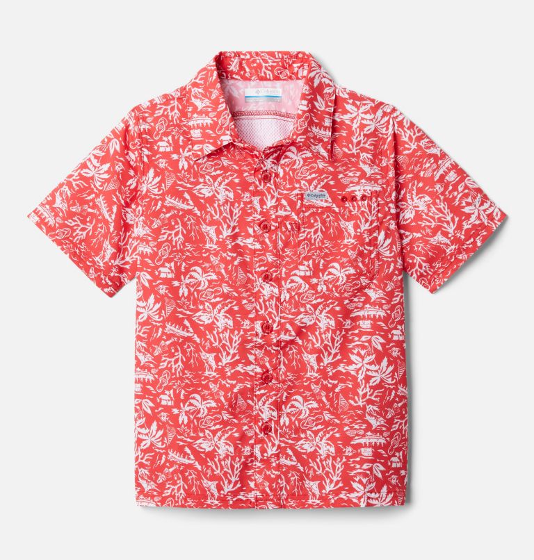 Red Kids' Columbia PFG Slack Tide Shirts | MSFRZT-043 - Columbia Outlet Online