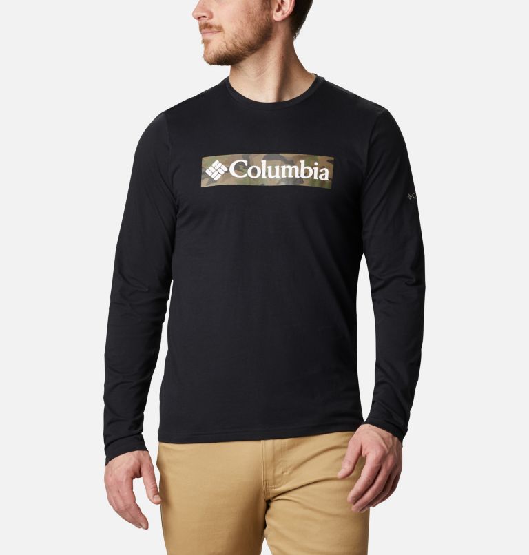 Black Men's Columbia Lookout Point T-Shirt | HZGRPN-689 - Columbia Outlet Online