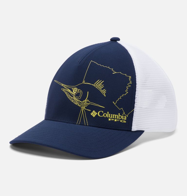 Blue Women's Columbia PFG 110 Mesh Baseball Cap Hats | HIXRCL-150 - Columbia Outlet Online