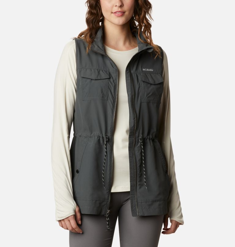 Beige Women's Columbia Silver Ridge Vest | STIJVM-890 - Columbia Outlet Online