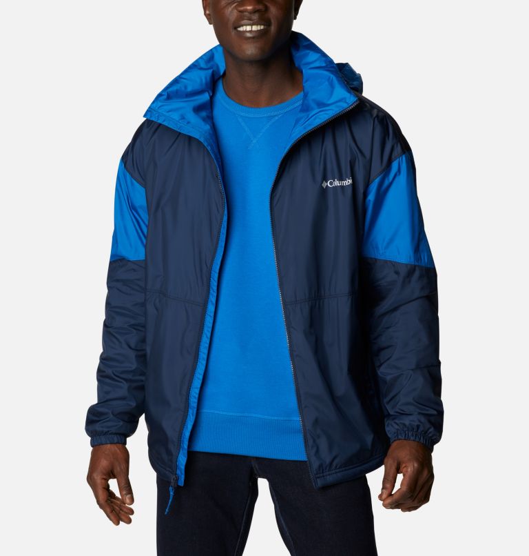 Black Grey Men's Columbia Point Park Windbreaker | JKIRYD-417 - Columbia Outlet Online
