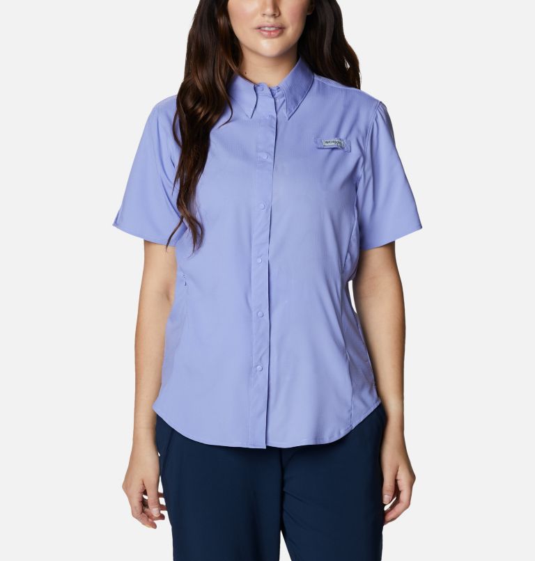 Blue Women's Columbia PFG Tamiami II Shirts | GJKHTV-843 - Columbia Outlet Online