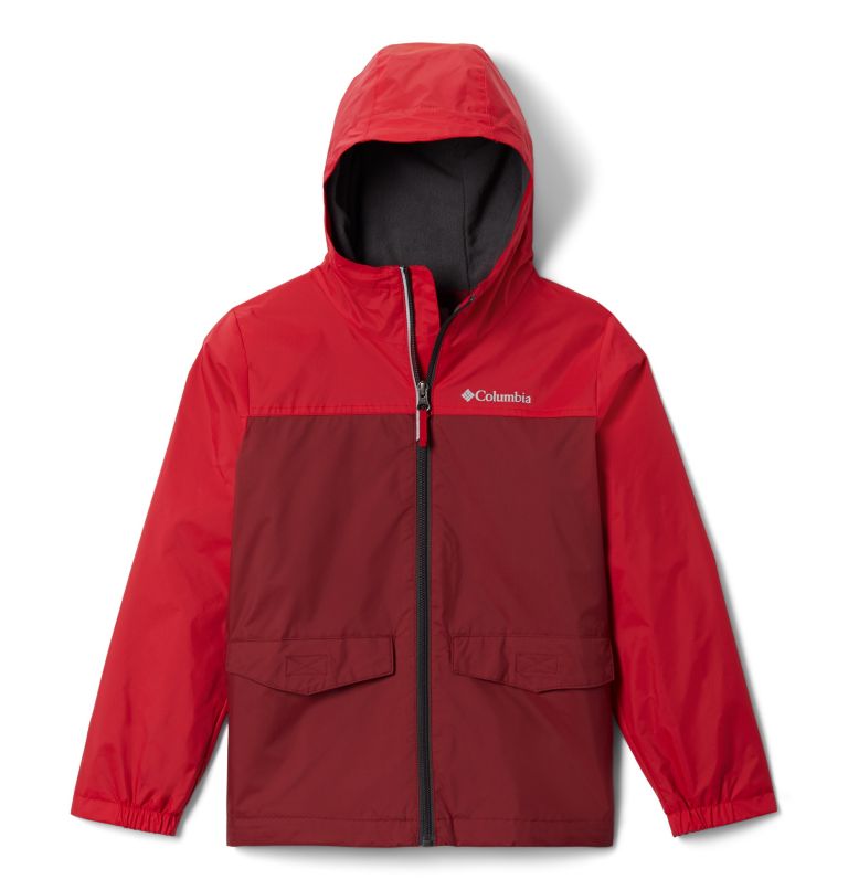 Red Kids' Columbia Rain-Zilla Rain Jacket | FBSTOV-405 - Columbia Outlet Online