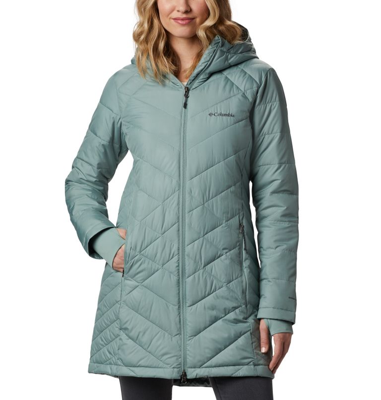 Black Women's Columbia Heavenly Hooded Jacket | RAIUWH-341 - Columbia Outlet Online
