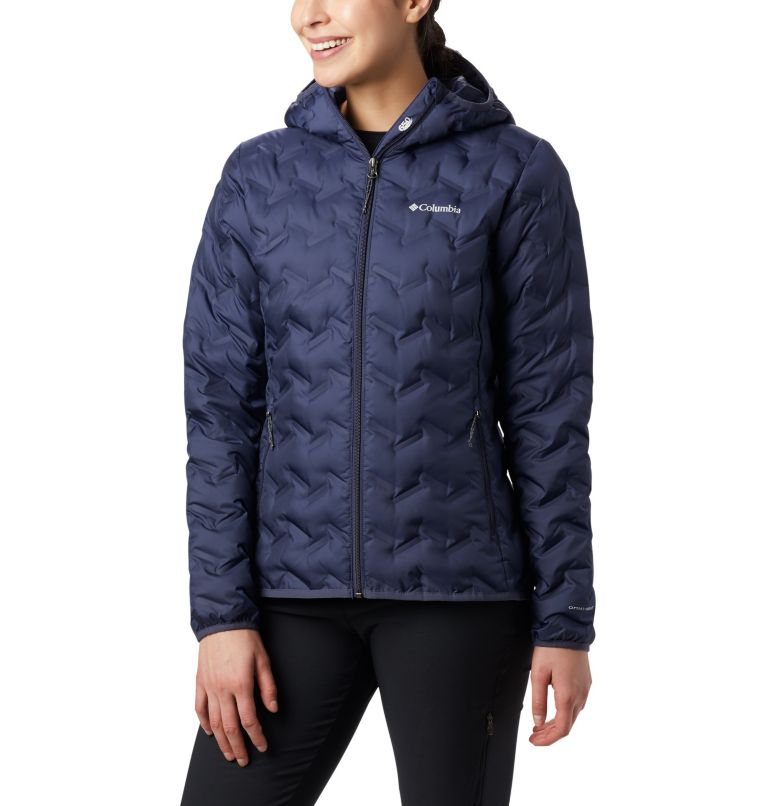 Black Women's Columbia Delta Ridge Down Jacket | VZEPWT-873 - Columbia Outlet Online