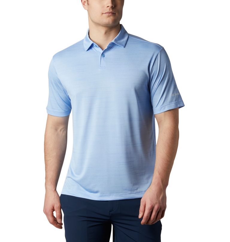 Azul Men's Columbia Omni-Wick Polo | UYHJCX-280 - Columbia Outlet Online