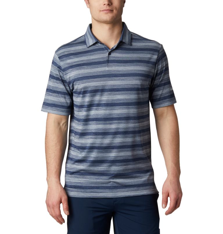 Azul Men's Columbia Omni-Wick Polo | UYHJCX-280 - Columbia Outlet Online