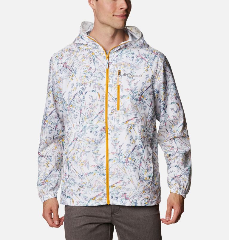 White Men's Columbia Flash Forward Windbreaker | PNZEUT-741 - Columbia Outlet Online