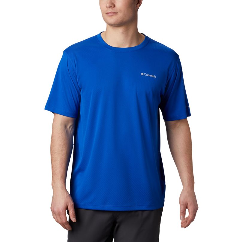 Blue Men's Columbia Zero Rules T-Shirt | VTFNXW-174 - Columbia Outlet Online