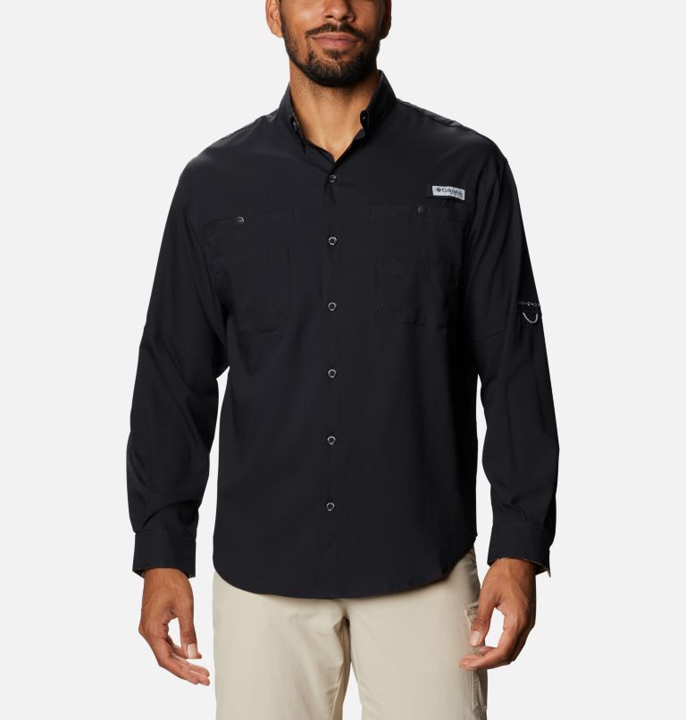 Pink Men's Columbia PFG Tamiami II Fishing Shirts | DSKCVO-075 - Columbia Outlet Online