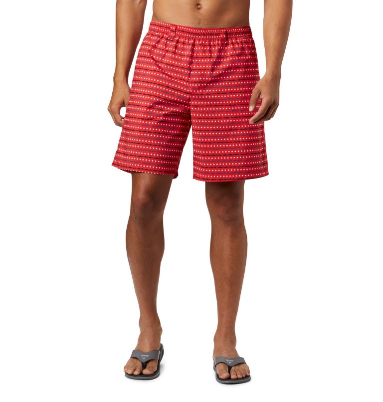 Navy Men's Columbia PFG Super Backcast Shorts | XALKRC-840 - Columbia Outlet Online