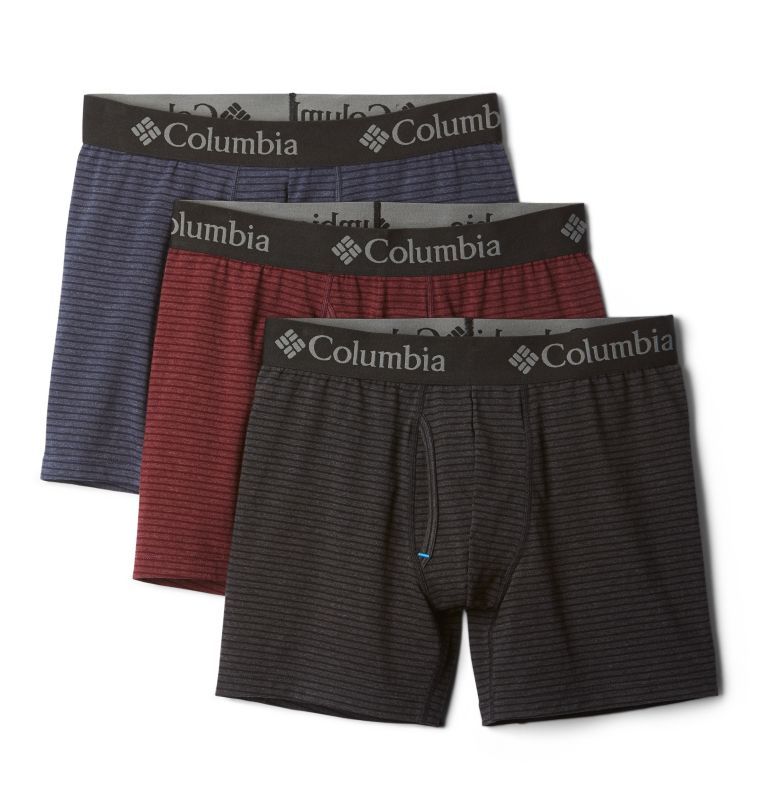 Black Men's Columbia Performance Cotton Stretch Underwear | LSRZAE-903 - Columbia Outlet Online