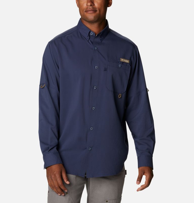 Black Men's Columbia PHG Bucktail Shirts | SWEXYR-382 - Columbia Outlet Online