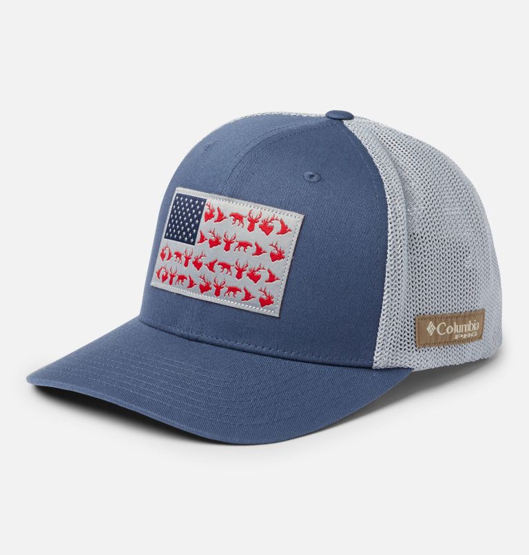 Silver Men's Columbia PHG Mesh Baseball Cap Hats | QYGHWZ-378 - Columbia Outlet Online