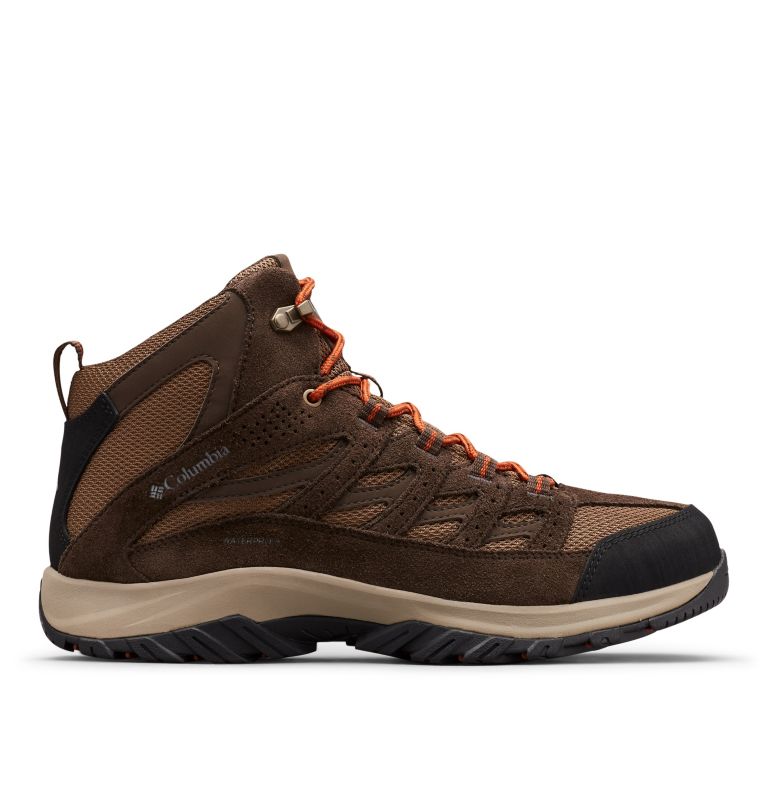 Brown Men's Columbia Crestwood Mid Waterproof Boots | BQESWN-316 - Columbia Outlet Online