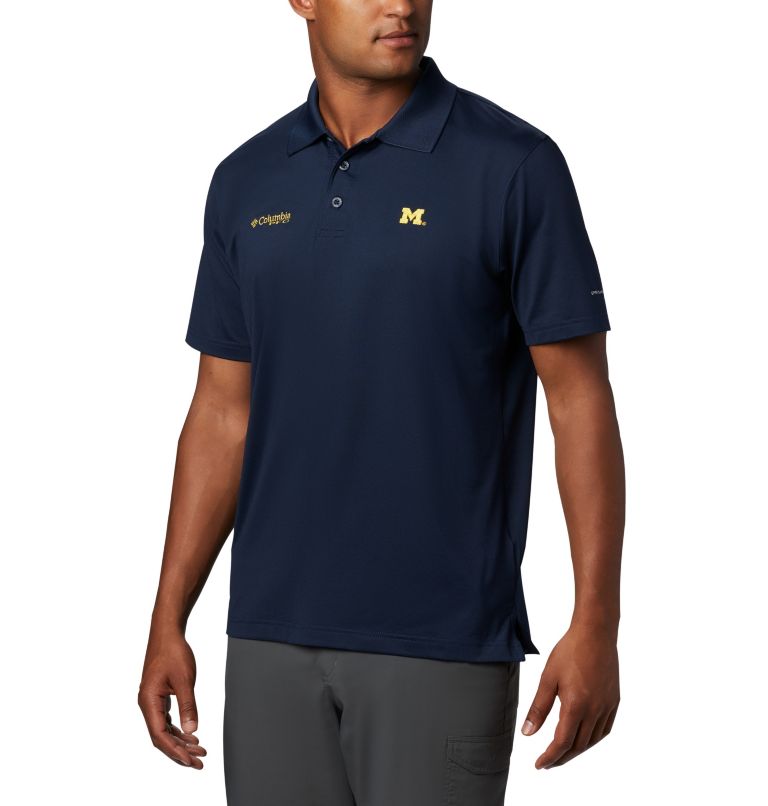 Navy Men's Columbia Collegiate Polo | LHSCFB-026 - Columbia Outlet Online