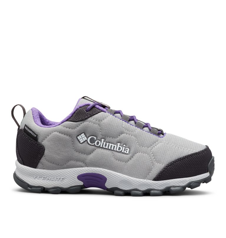 Grey Kids' Columbia Firecamp Hiking Shoes | AHYMNG-875 - Columbia Outlet Online