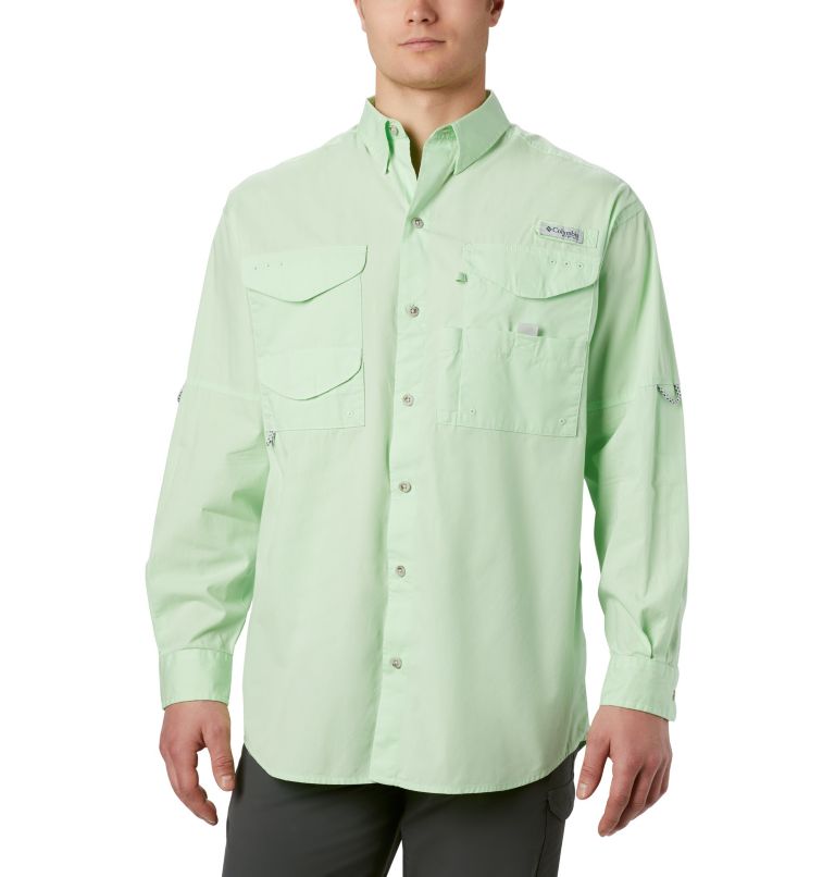 Blue Men's Columbia PFG Bonehead Shirts | RBGDTJ-954 - Columbia Outlet Online