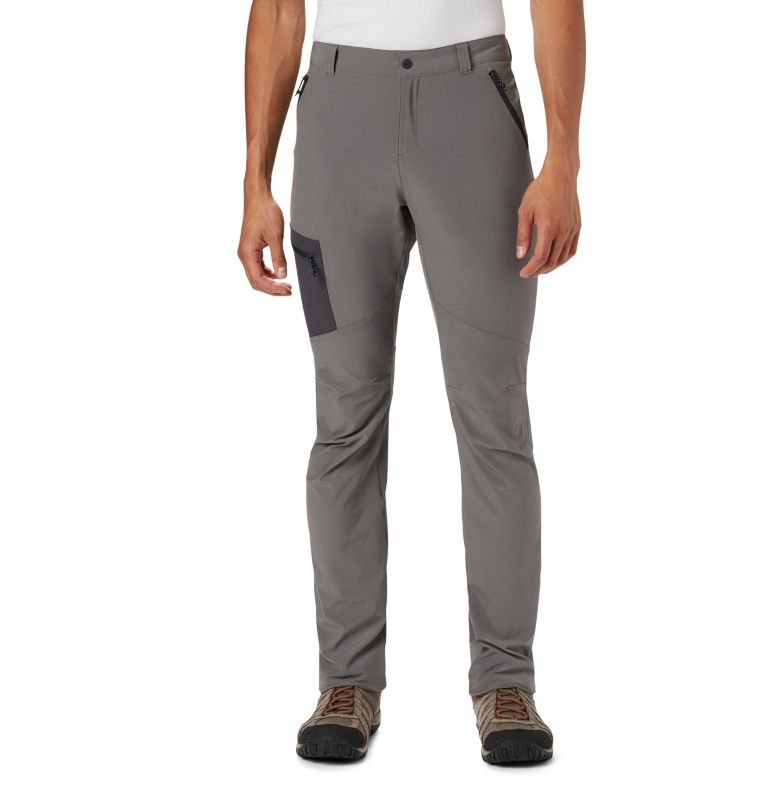Grey Black Men's Columbia Canyon Outdoor Pants | QVIRHJ-894 - Columbia Outlet Online